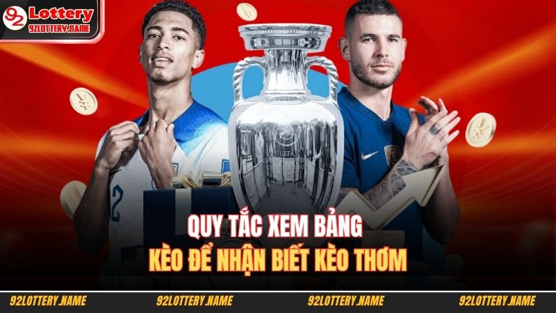 Quy tắc xem bảng kèo để nhận biết kèo thơm 